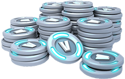 A Pile Of Fortnite Currency Known As VBucks